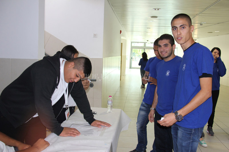  بالصور: انتخاب الطالب محمد خيمل رئيساً للجنة الطلاب في مدرسة اجيال الثانوية بيافا 